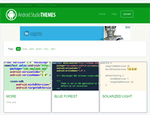 Tablet Screenshot of androidstudiothemes.com